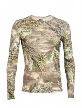 Термокофта Icebreaker Ika Long Sleeve Crewe Real Tree  BF200 арт. 102342